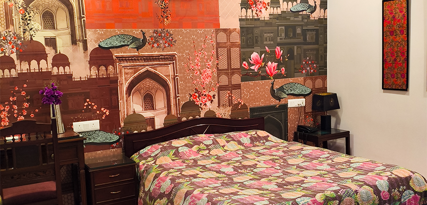 sitting area | homestay in new Delhi | Vandanas